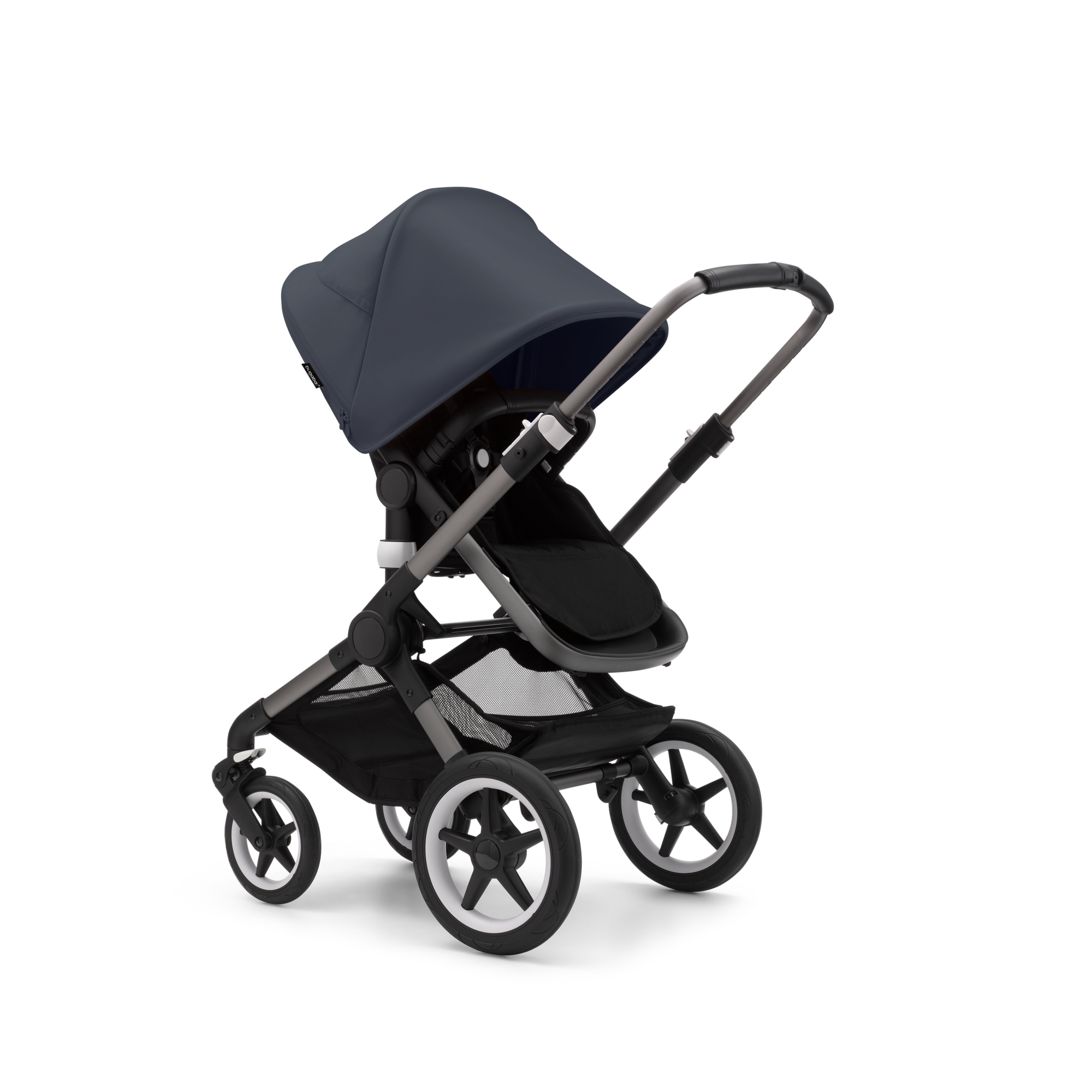 Bugaboo Fox 3 2-in-1 stroller stormy blue sun canopy