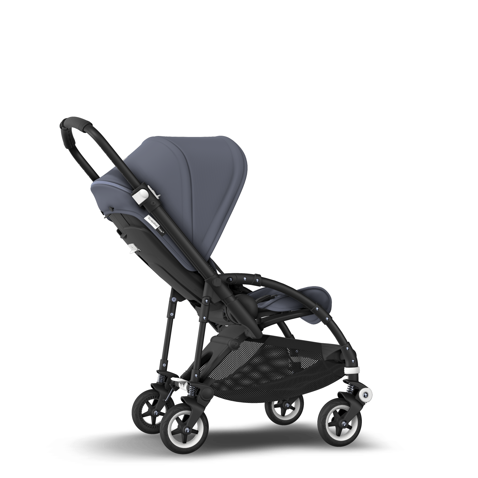 Bugaboo Bee5 Seat pushchair with self stand steel blue sun canopy