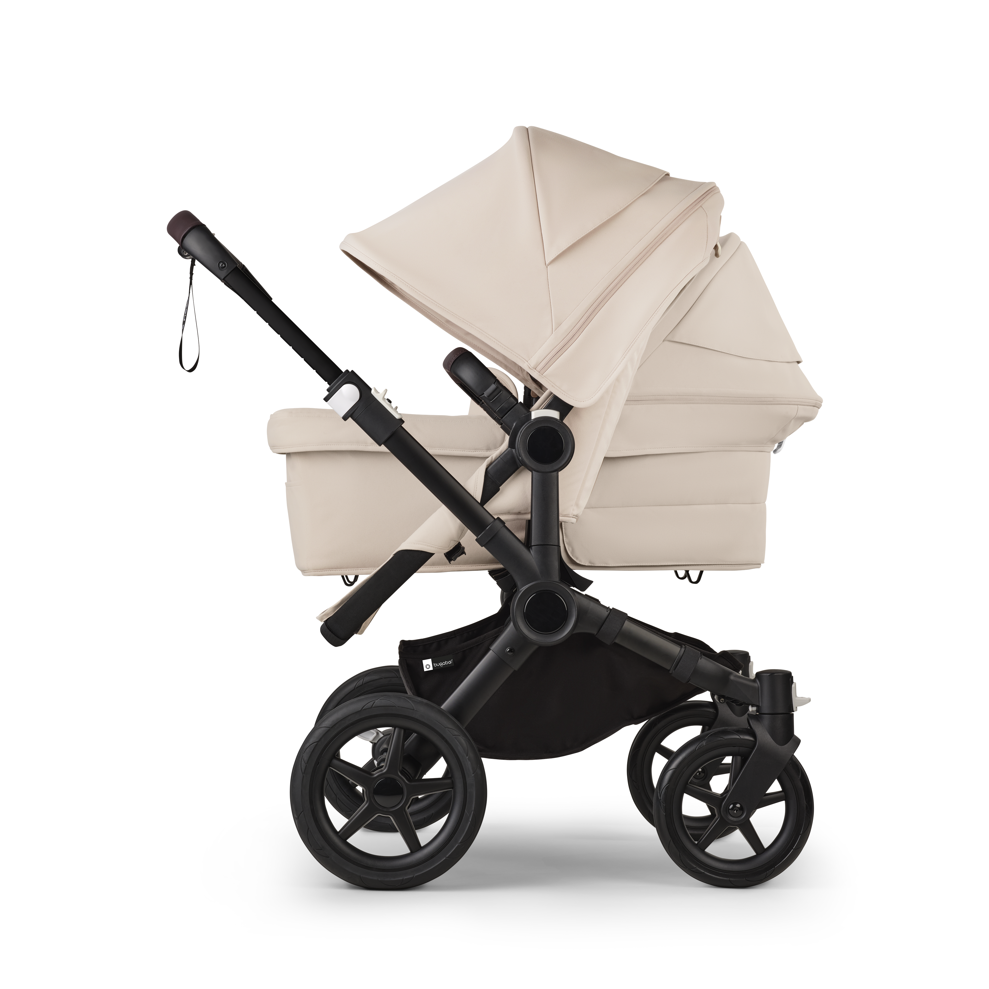Cream Donkey Stroller Twin Bugaboo Donkey Duo Double Stroller