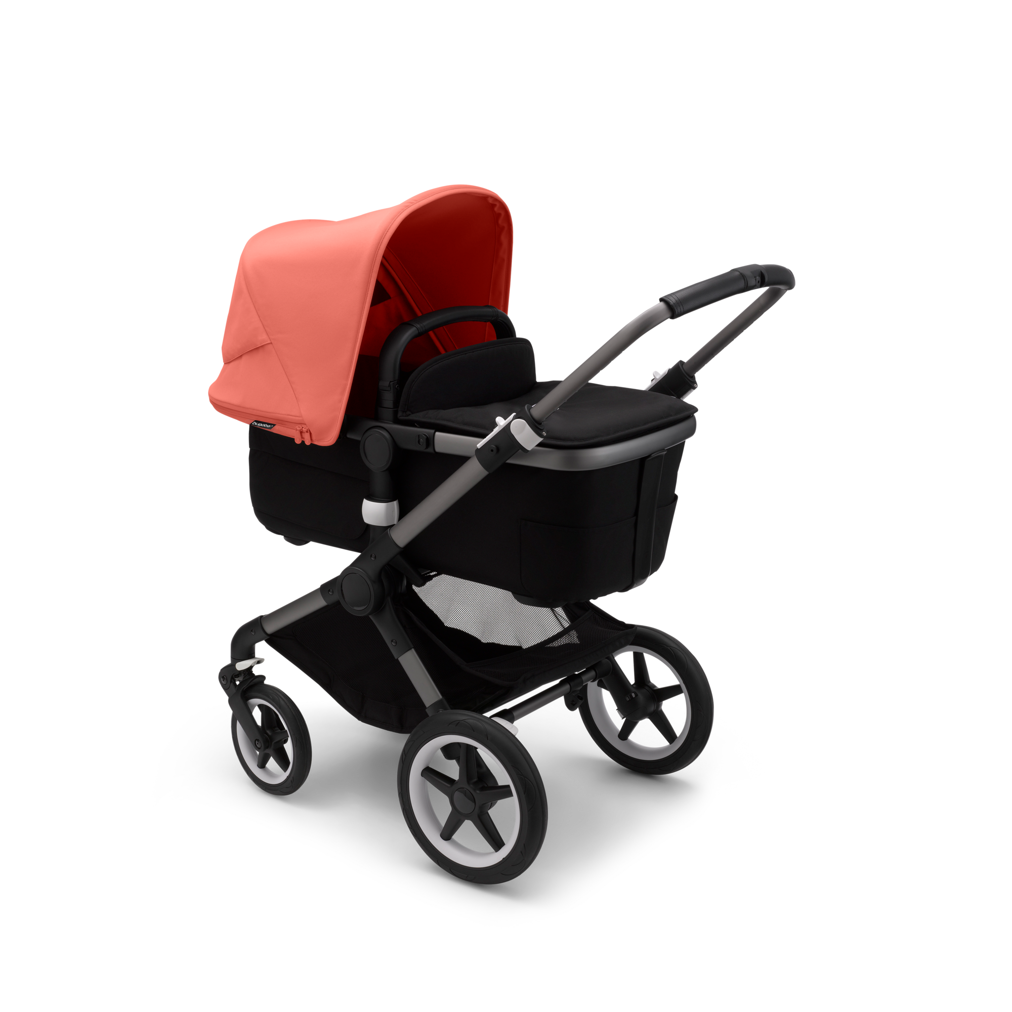 Bugaboo Fox 3 2-in-1 stroller sunrise red sun canopy, midnight