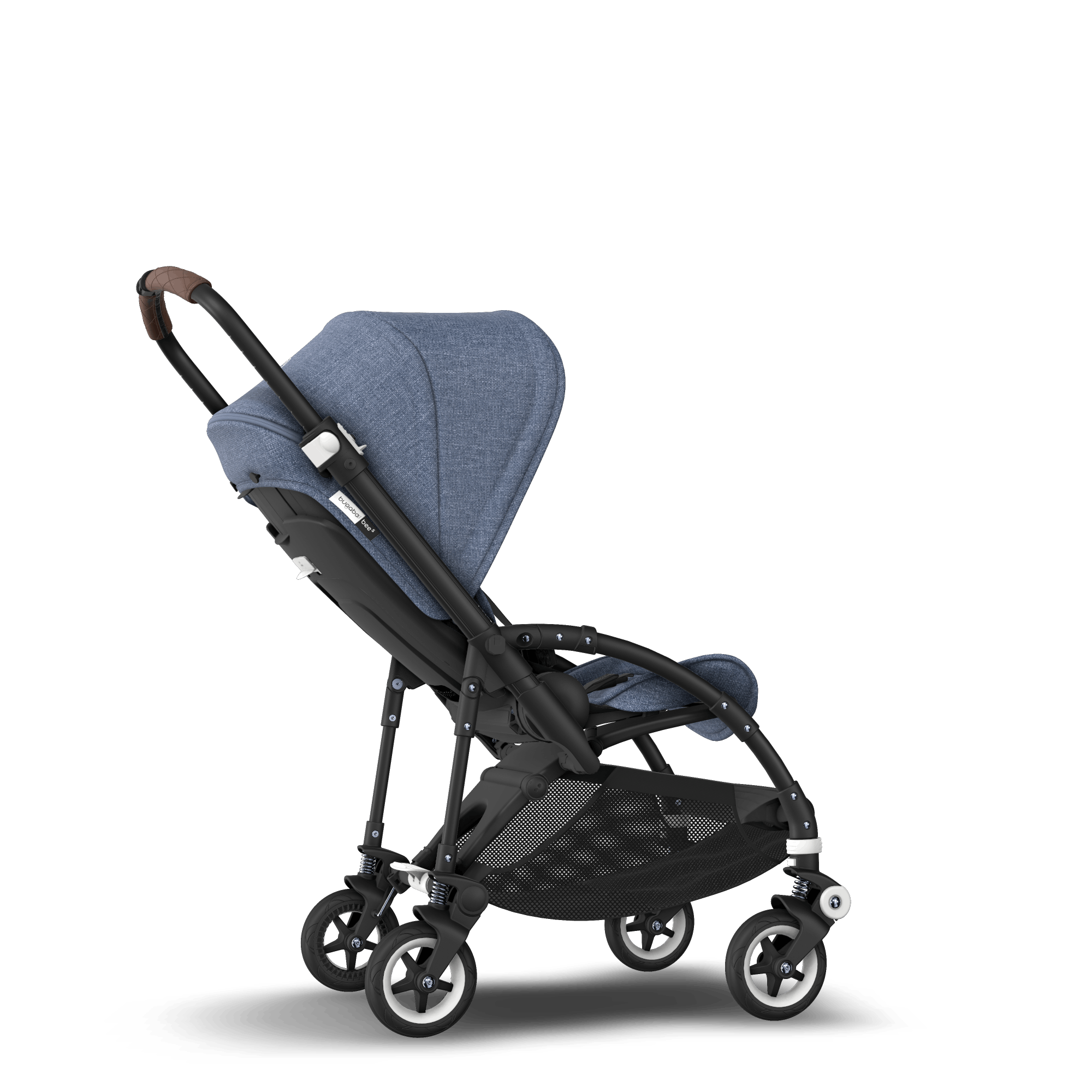 Bugaboo Bee5 Seat stroller with self stand blue melange sun canopy