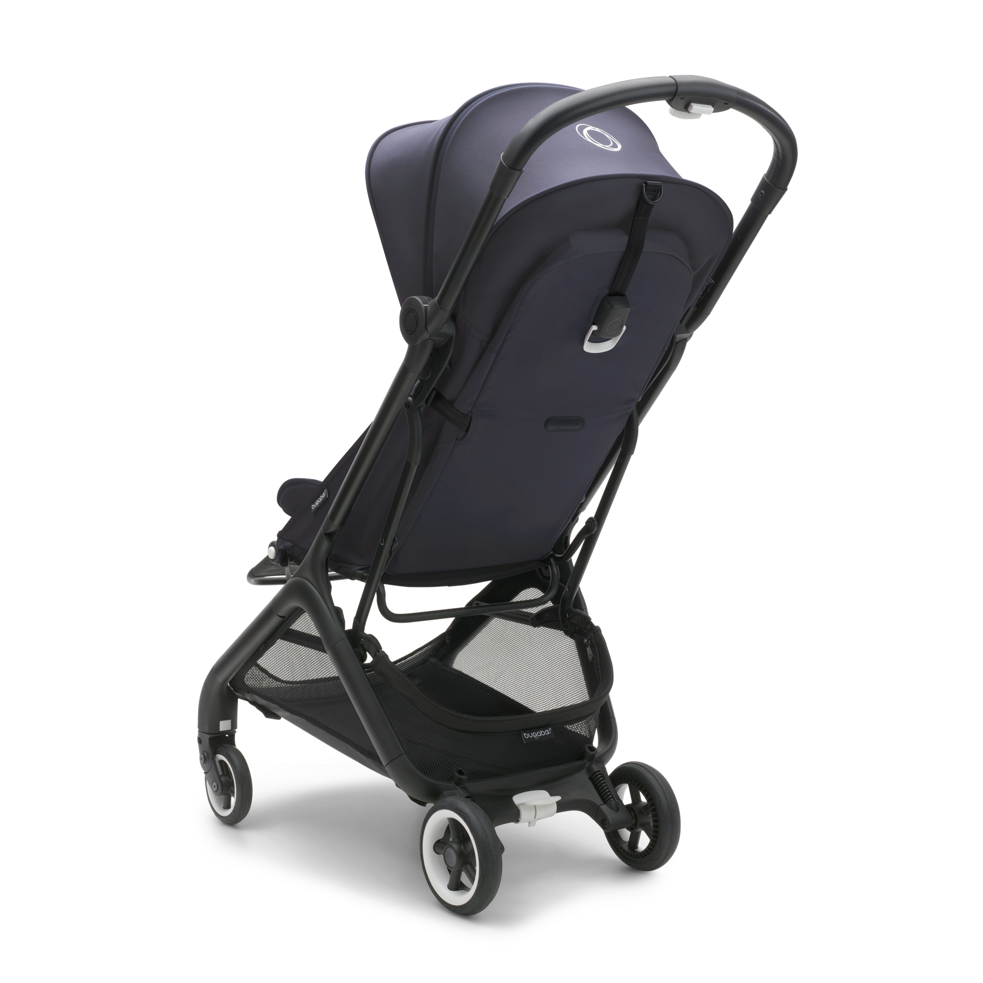 Bugaboo Butterfly travel stroller stormy blue sun canopy, stormy