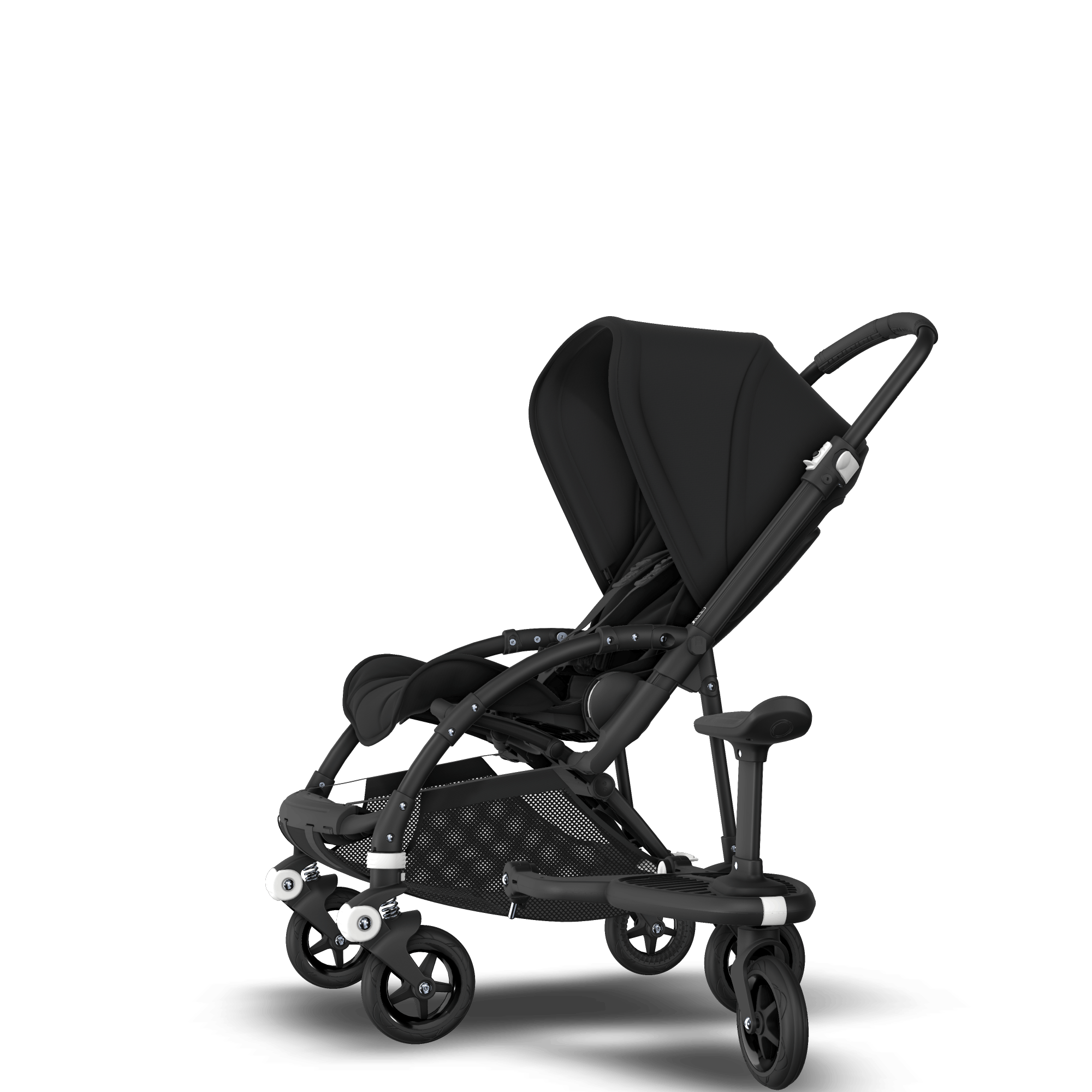 Bugaboo Bee5 Seat stroller sit and stand black sun canopy, black